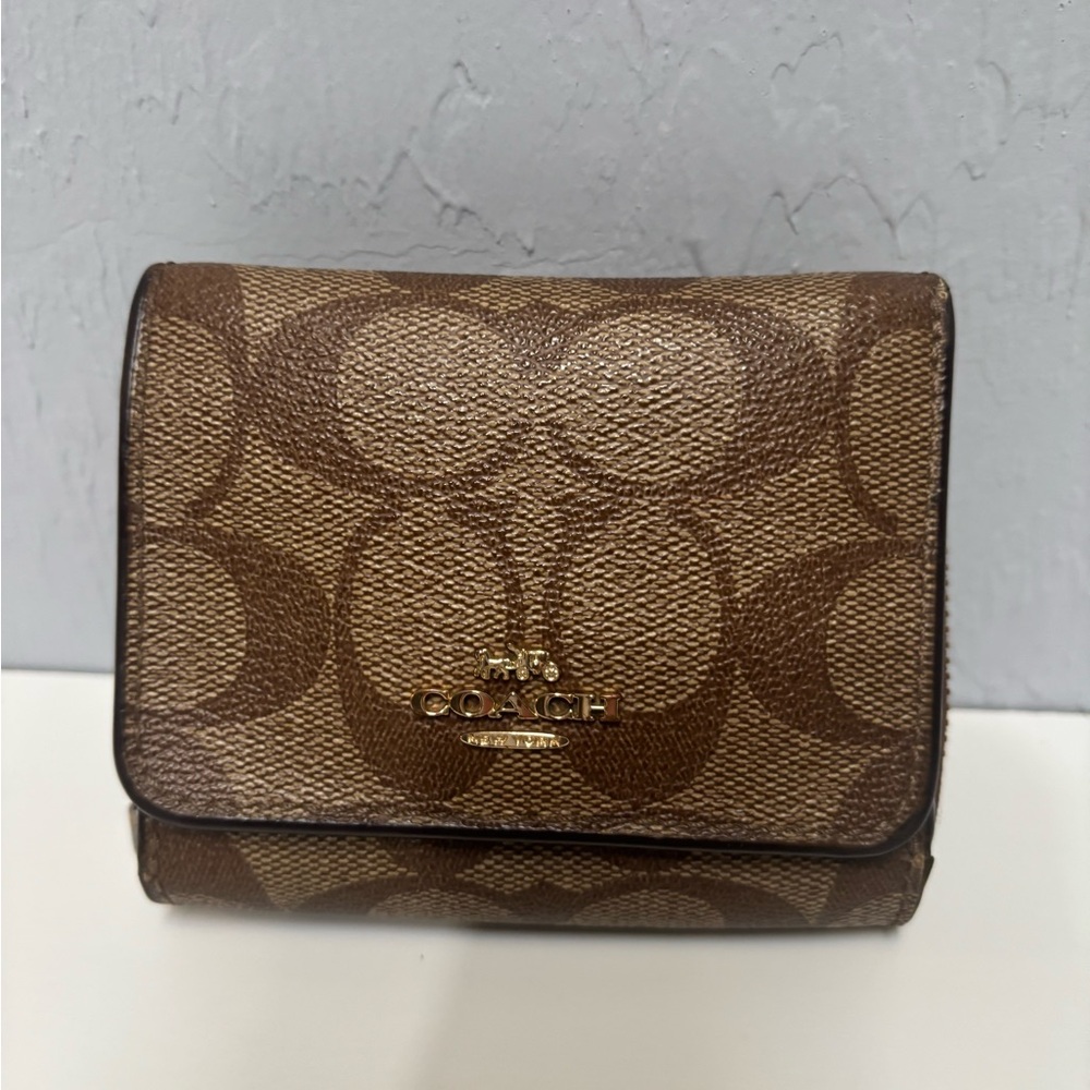 Coach Brown Signature Wallet